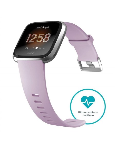 Fitbit Versa Lite Lila Plata Smartwatch Reloj Deportivo Con Pantalla TáCtil B07MFZ9BY7 kiwiku.com