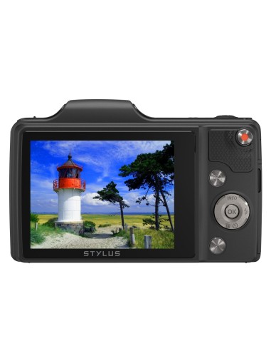 Olympus SZ-15 - Cámara compacta de 16 Mp pantalla de 3 zoom óptico 24x negro