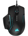 Raton corsair usb gaming glaive rgb pro optico 16k dpi negro