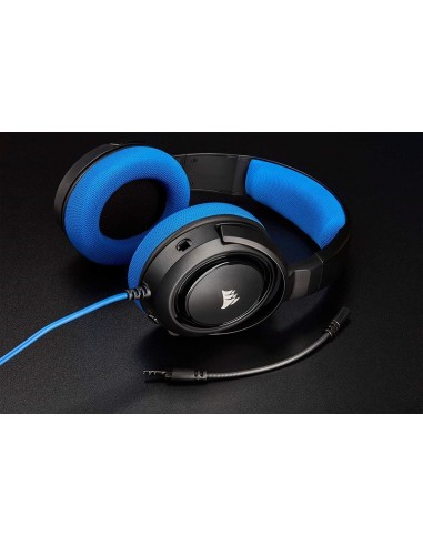 Auriculares hs35 stereo azul corsair  CA-9011196-EU kiwiku.com