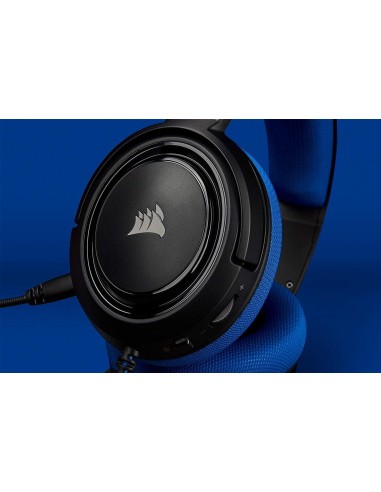 Auriculares hs35 stereo azul corsair  CA-9011196-EU kiwiku.com