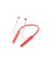 Sony, Wi-c400r Auriculares inalámbricos con Nfc y bluetooth, Rojo