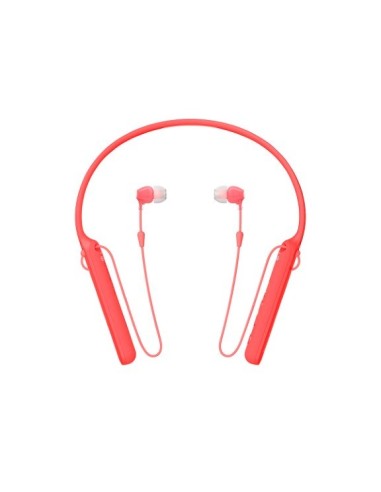 Sony, Wi-c400r Auriculares inalámbricos con Nfc y bluetooth, Rojo WIC400R.CE7 kiwiku.com