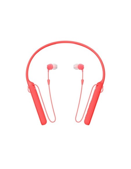Sony, Wi-c400r Auriculares inalámbricos con Nfc y bluetooth, Rojo WIC400R.CE7 kiwiku.com