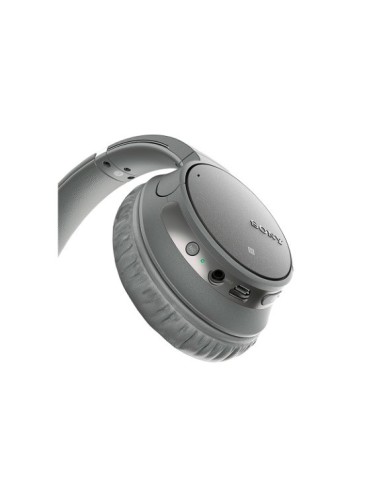 Sony, Wh-ch700n auriculares inalámbricos con noise cancelling, bluetooth, nfc y manos libres, Gris WHCH700NH.CE7 kiwiku.com