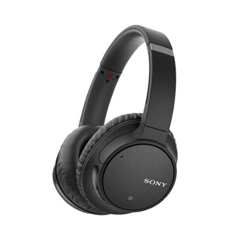 Sony, Wh-ch700n auriculares inalámbricos con noise cancelling, bluetooth,  nfc y manos libres, Negro WHCH700NB.CE7