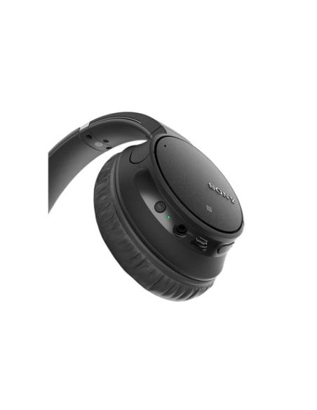 Sony, Wh-ch700n auriculares inalámbricos con noise cancelling, bluetooth, nfc y manos libres, Negro WHCH700NB.CE7 kiwiku.com