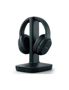 Sony, Wh-l600 auriculares inalámbricos con surround digital 7.1 cinematográfico 30 metros, Negro   kiwiku.com