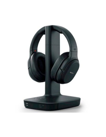 Sony, Wh-l600 auriculares inalámbricos con surround digital 7.1 cinematográfico 30 metros, Negro   kiwiku.com