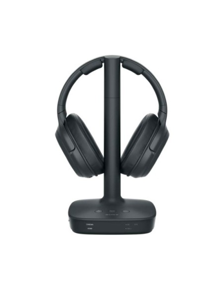 Sony, Wh-l600 auriculares inalámbricos con surround digital 7.1 cinematográfico 30 metros, Negro   kiwiku.com