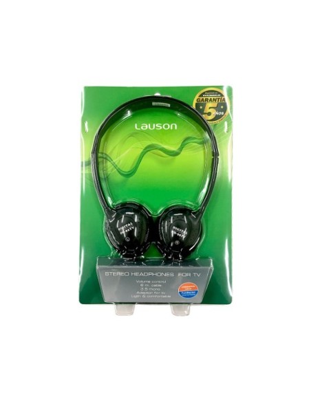 Lauson, ph-92 tv auriculares en estéreo para tv, Negro  kiwiku.com