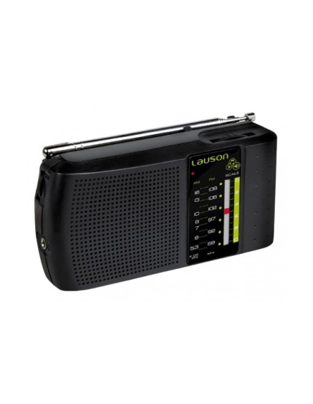 Lauson, ra124 radio portátil fm/am sintonizador analógico con altavoz integrado y entrada de auricul  kiwiku.com