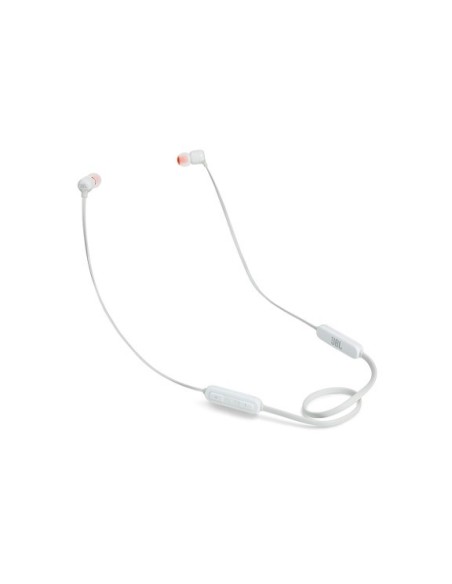 Jbl, T110bt auriculares inalámbricos con bluetooth, micrófono integrado y 6 horas de autonomía, Blan  kiwiku.com