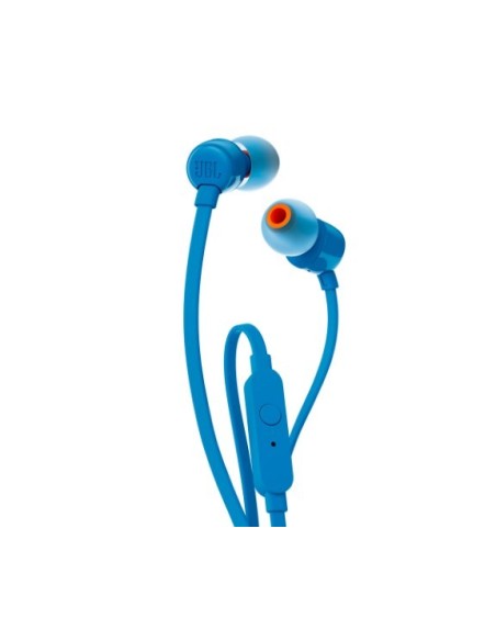 Jbl, T110 auriculares de botón con micrófono, Azul  kiwiku.com
