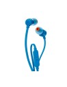 Jbl, T110 auriculares de botón con micrófono, Azul