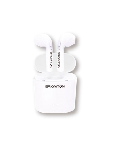 Brigmton Bml-15 Auriculares inalámbricos con manos libres, Bluetooth, micrófono y estuche de bateria  kiwiku.com