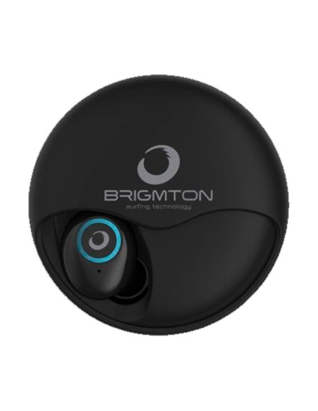 Brigmton Bml-17 Auriculares inalámbricos con manos libres, micrófono y estuche batería, Negro 60127 kiwiku.com