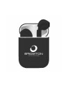 Brigmton Bml-18N Auriculares inalámbricos con manos libres, micrófono, bluetooth y estuche batería, Negro.