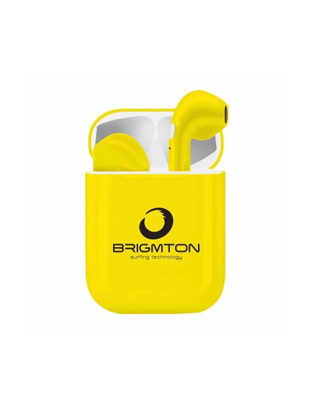 Brigmton bml-18a auriculares inalámbricos con manos libres, bluetooth, micrófono y estuche batería,   kiwiku.com