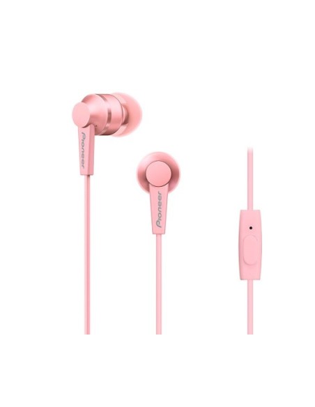 Pioneer se-c3t auriculares con micrófono diseño acabado en aluminio de alta calidad, Rosa.  kiwiku.com