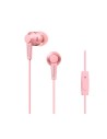 Pioneer se-c3t auriculares con micrófono diseño acabado en aluminio de alta calidad, Rosa.