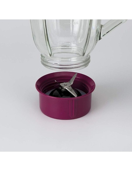 Batidora de vaso jata bt263 - 600w - jarra cristal 1.5l - 2 velocidades+pulse - pica hielo BT263 kiwiku.com