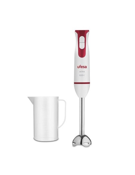 Batidora ufesa bp4551 activa - 600w - funciÓn turbo - 2 cuchillas 70104458 kiwiku.com