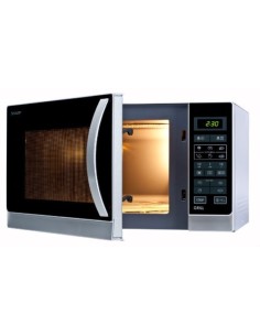 Sharp R-742(IN) W Microondas Grill 25L, Control Táctil, 1000W, 900 W, 25 litros R742INW kiwiku.com