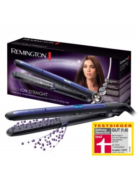 Remington, Plancha de pelo s7710 ionica pro ion ceramica avanzada ultra 45519560100 kiwiku.com