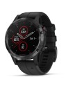 Garmin fenix 5 Plus Zafiro negro con correa negra