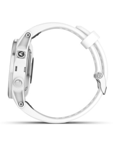 Garmin fenix 5S Plus Zafiro, blanco con correa blanca 010-01987-01 kiwiku.com