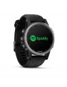 Garmin fenix 5s plus plata con correa negro 42mm reloj multideporte premium gps glonass bluetooth