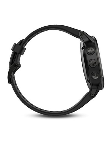 Garmin, reloj fenix 5 negro zafiro con correa negra  47mm 010-01688-11 kiwiku.com