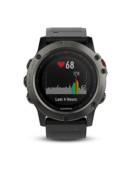 Garmin fenix 5X gris zafiro con correa negra 51mm 010-01733-01 kiwiku.com