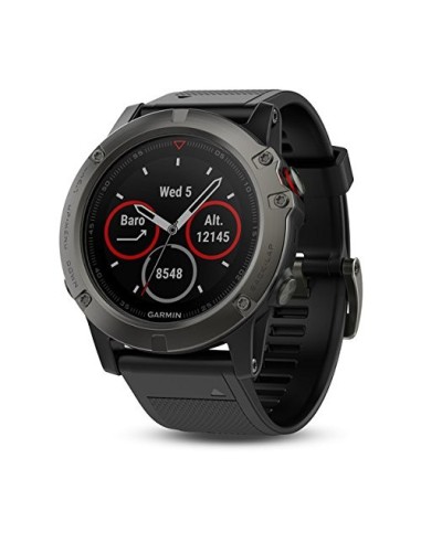 Garmin fenix 5X gris zafiro con correa negra 51mm 010-01733-01 kiwiku.com