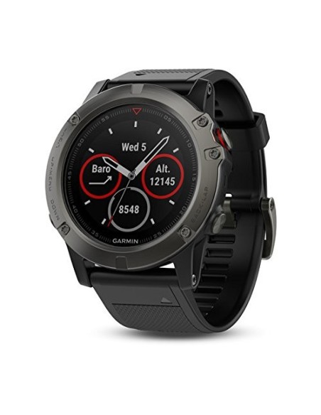 Garmin fenix 5X gris zafiro con correa negra 51mm 010-01733-01 kiwiku.com