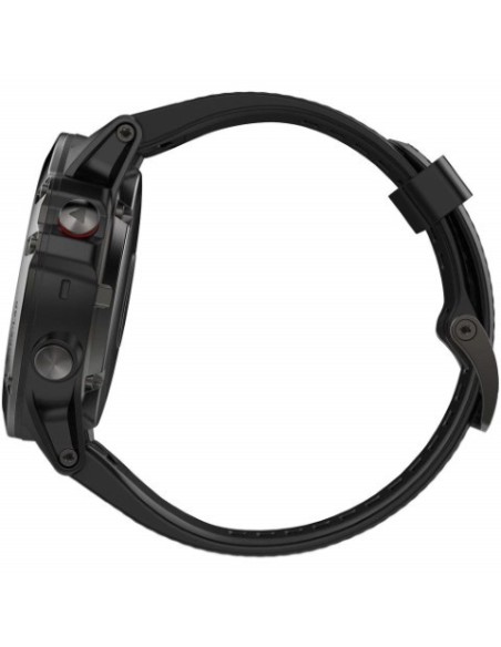 Garmin fenix 5 gris con correa negra  47mm 010-01688-00 kiwiku.com
