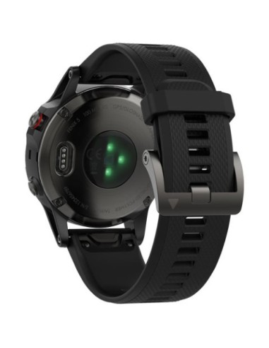 Garmin fenix 5 gris con correa negra  47mm 010-01688-00 kiwiku.com