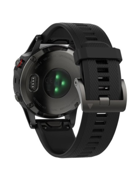 Garmin fenix 5 gris con correa negra  47mm 010-01688-00 kiwiku.com