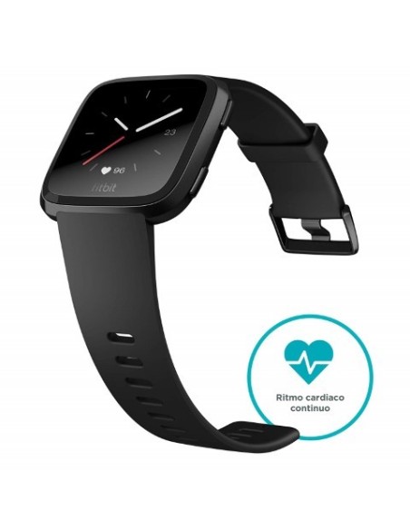 Fitbit, Reloj deportivo versa smartwatch aluminio negro FB505GMBK-EU kiwiku.com