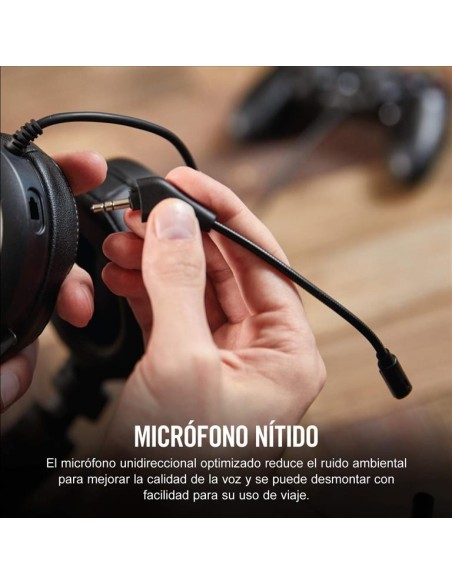 Auriculares corsair hs50 stereo azul CA-9011172-EU kiwiku.com