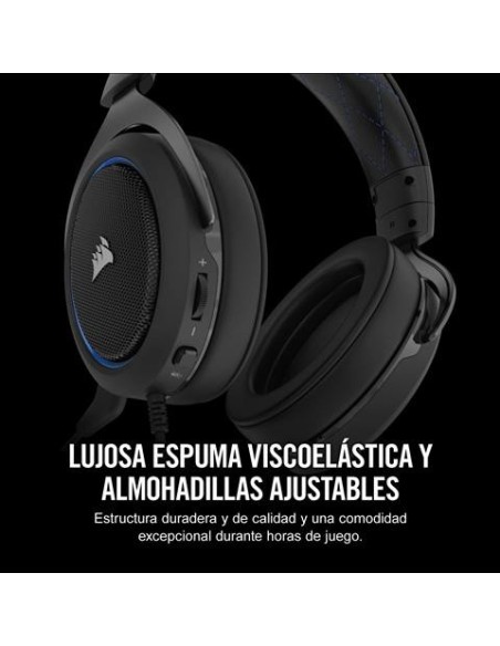 Auriculares corsair hs50 stereo azul CA-9011172-EU kiwiku.com