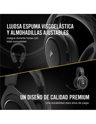 Auriculares corsair hs60 surround blanco CA-9011174-EU kiwiku.com