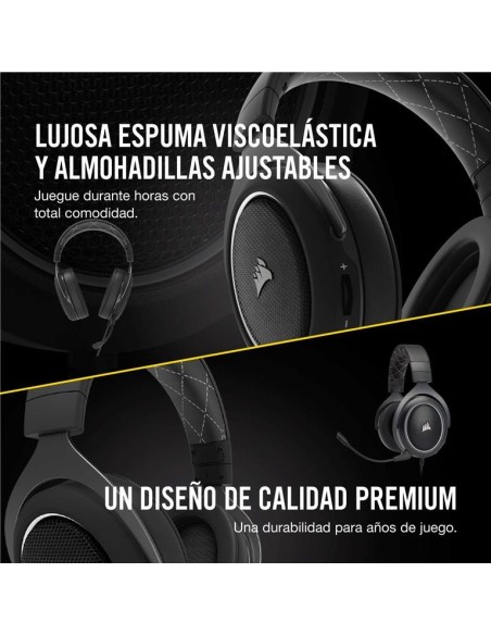 Auriculares corsair hs60 surround blanco CA-9011174-EU kiwiku.com