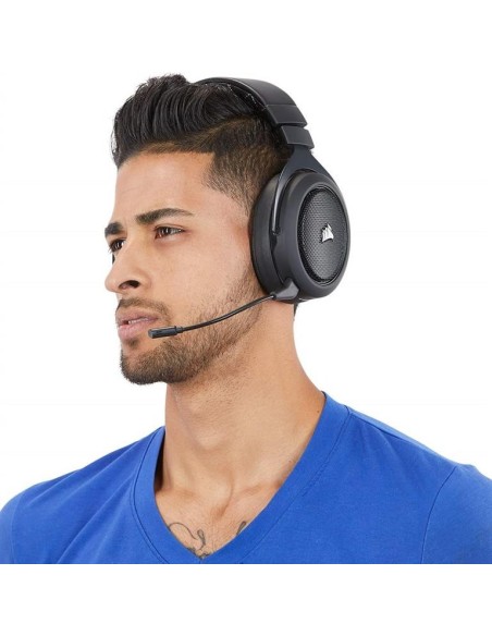 Auricular  corsair stereo hs70 gaming 7.1 pc/ps4 carbon wireless ca-9011175-eu CA-9011175-EU kiwiku.com