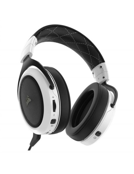 Auricular  corsair stereo hs70 gaming 7.1 pc/ps4 blanco wireless ca-9011177-eu CA-9011177-EU kiwiku.com