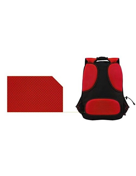 Keepout, mochila gaming bk7gxl 17'', Negro/Rojo BK7RXL kiwiku.com