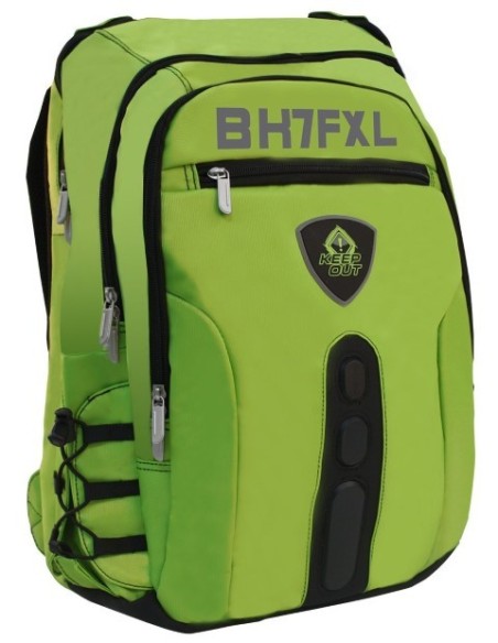 Keepout, mochila gaming bk7gxl 17'', Verde BK7FGXL kiwiku.com
