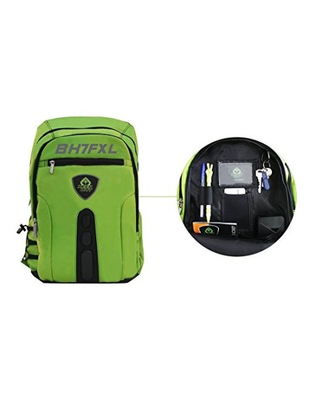 Keepout, mochila gaming bk7gxl 17'', Verde BK7FGXL kiwiku.com