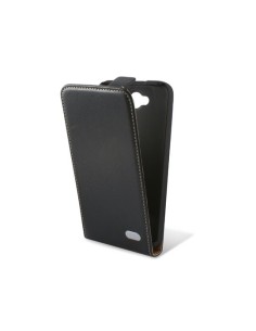 Kiwiku.com: Ksix B0335FU90 - Funda con tapa para bq Aquaris de 5, negro - Electrónica